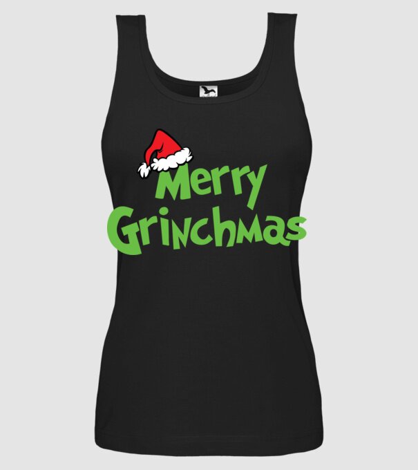 Grinchmas model negru pe tricou