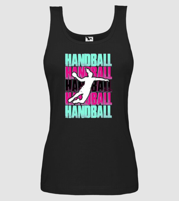 handball model negru pe tricou