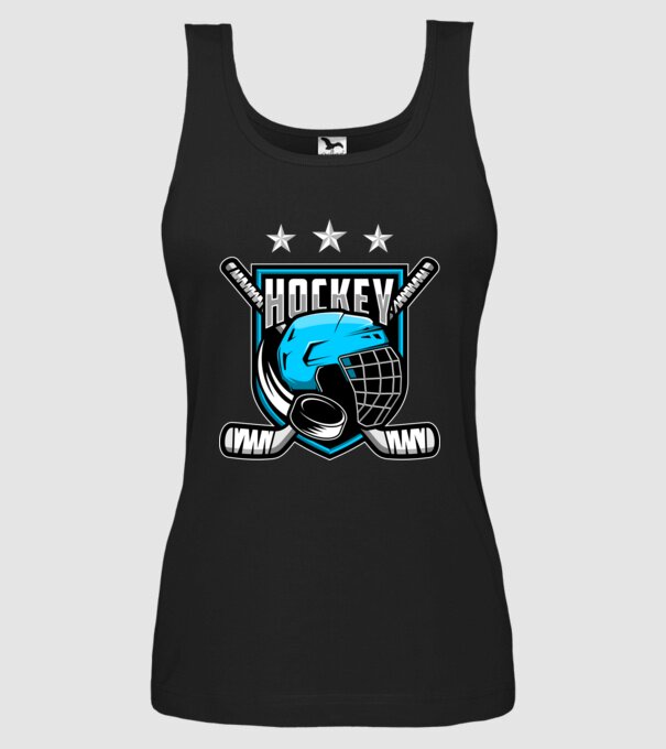 Hockey model negru pe tricou