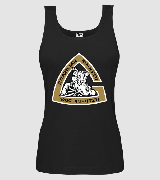 Jiu Jitsu model negru pe tricou