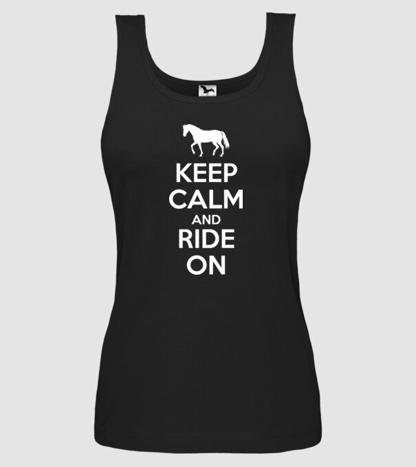 keep calm model negru pe tricou