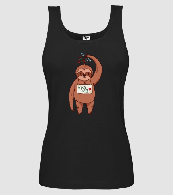 Leneș model negru pe tricou