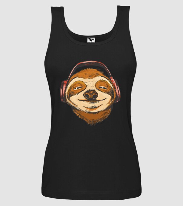 Leneș model negru pe tricou