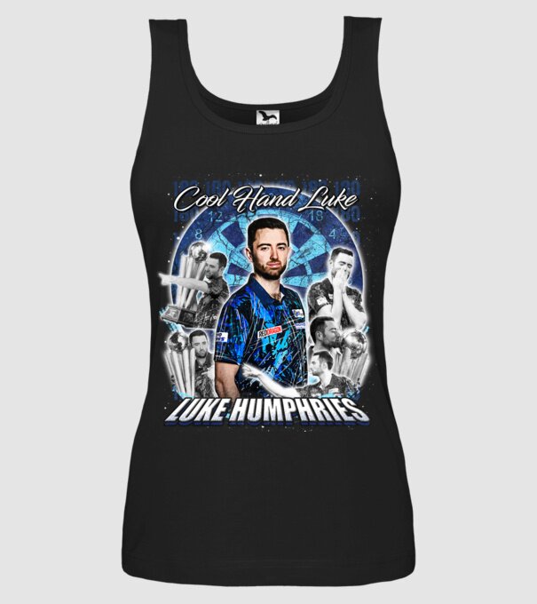 Luke Humphries Cool hand Luke model negru pe tricou