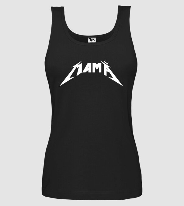 mamă model negru pe tricou