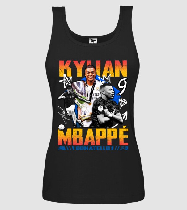 Mbappé tribute model negru pe tricou