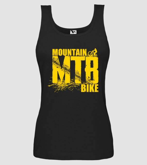 MTB model negru pe tricou