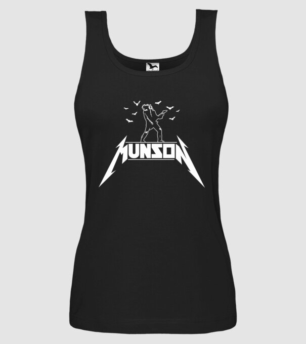 munson parody stranger things model negru pe tricou