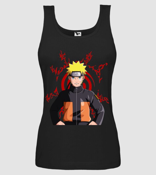 NARUTO model negru pe tricou