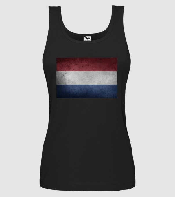 NETHERLANDS model negru pe tricou
