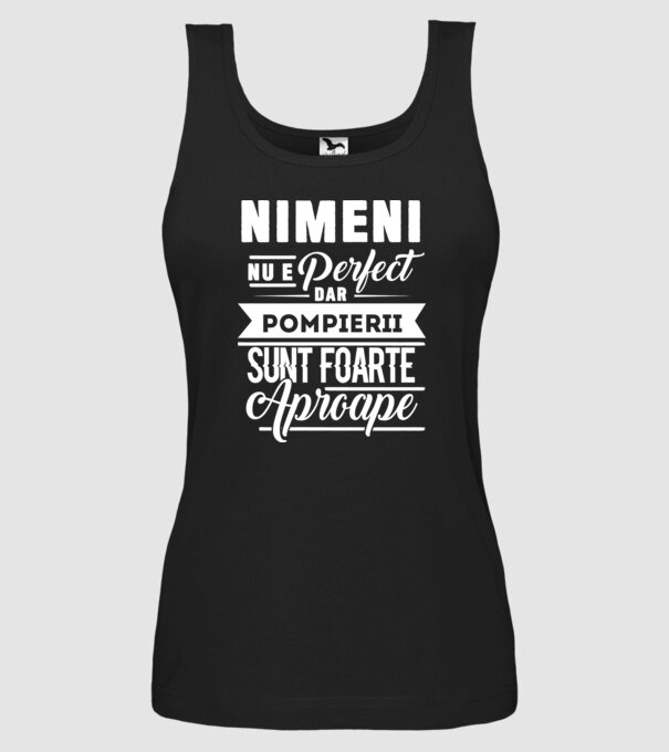 Nimeni nu e perfect, dar pompierii sunt foarte aproape model negru pe tricou