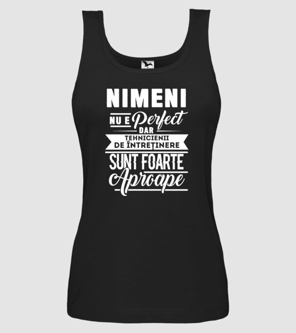 Nimeni nu e perfect, dar tehnicienii de întreținere sunt foarte aproape model negru pe tricou