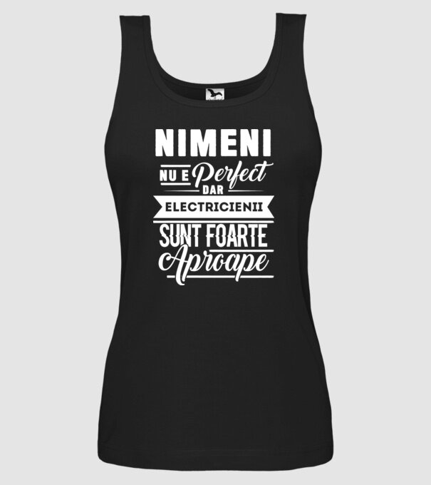 Nimeni nu e perfect, dar electricienii sunt foarte aproape model negru pe tricou