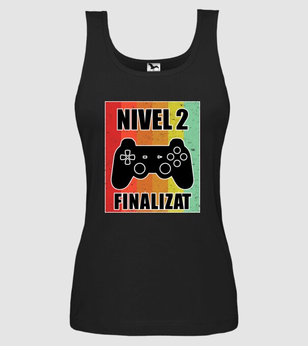 Nivel 2 finalizat model negru pe tricou