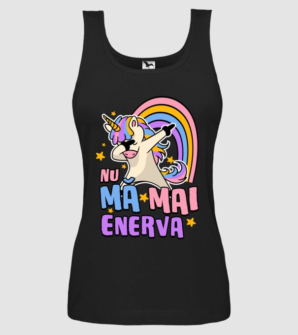 Nu mă mai enerva model negru pe tricou