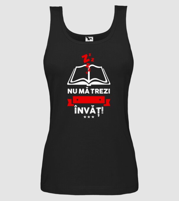 Nu mă trezi, învăț model negru pe tricou