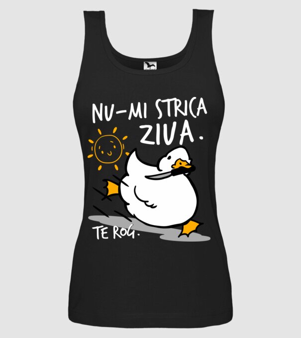 Nu-mi strica ziua. model negru pe tricou