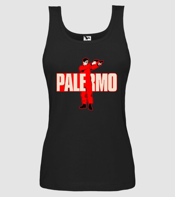 palermo la casa de papel model negru pe tricou