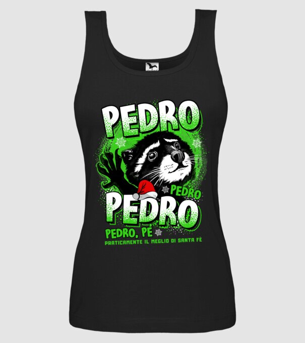 Pedro pedro christmas model negru pe tricou
