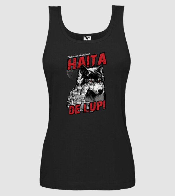 Petrecere de burlac - haită de lupi model negru pe tricou