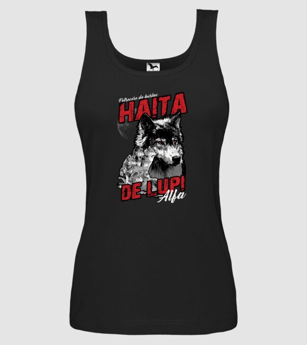 Petrecere de burlac - haită de lupi masculi alfa model negru pe tricou