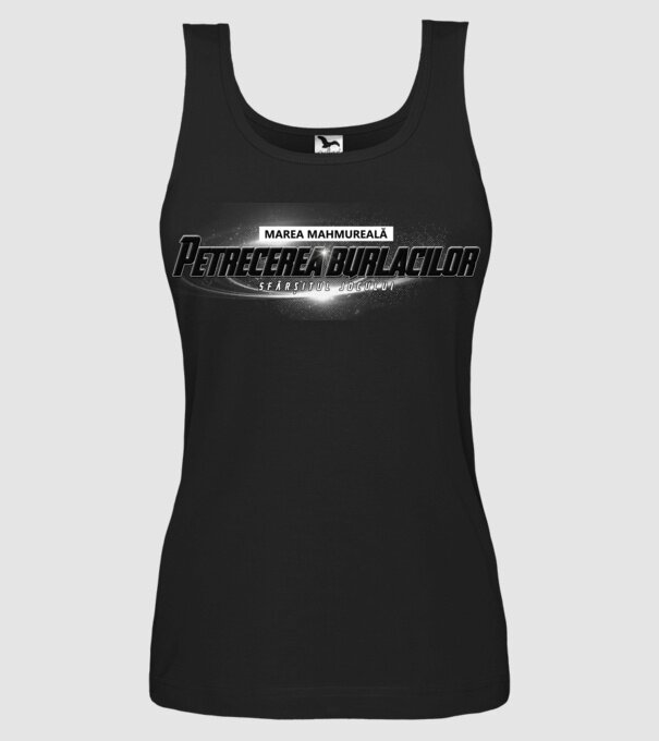 Petrecere de burlac Sfârșitul jocului model negru pe tricou