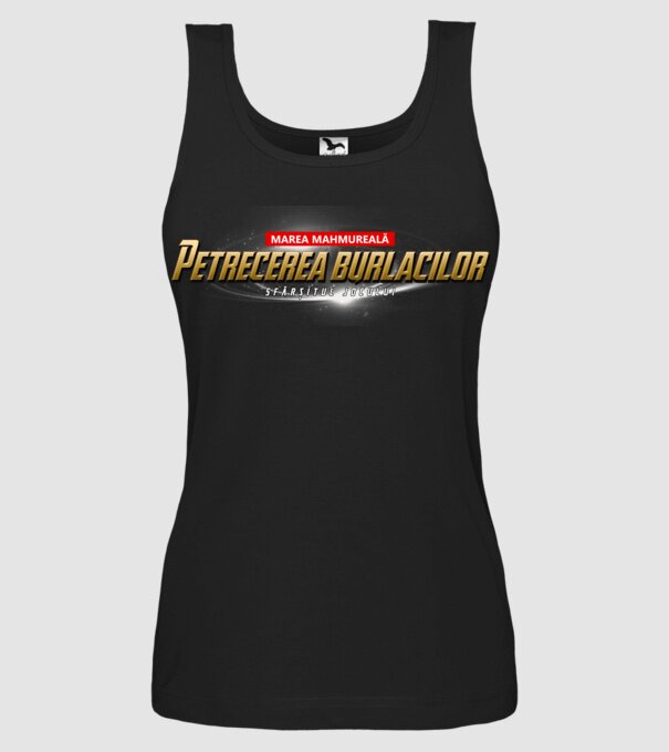 Petrecere de burlac Sfârșitul jocului model negru pe tricou