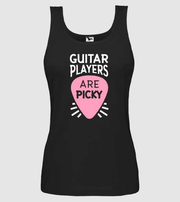 Picky model negru pe tricou