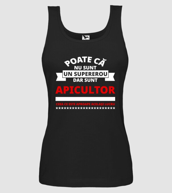 Poate că nu sunt un supererou, dar sunt APICULTOR, ceea ce este aproape același lucru model negru pe tricou