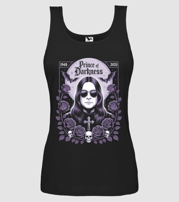 Prince of Darkness model negru pe tricou