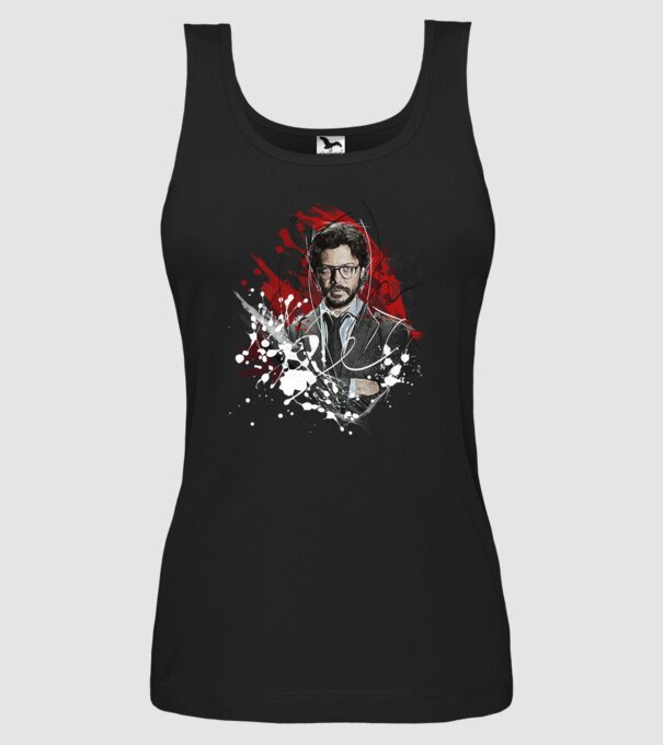 professor poster model negru pe tricou