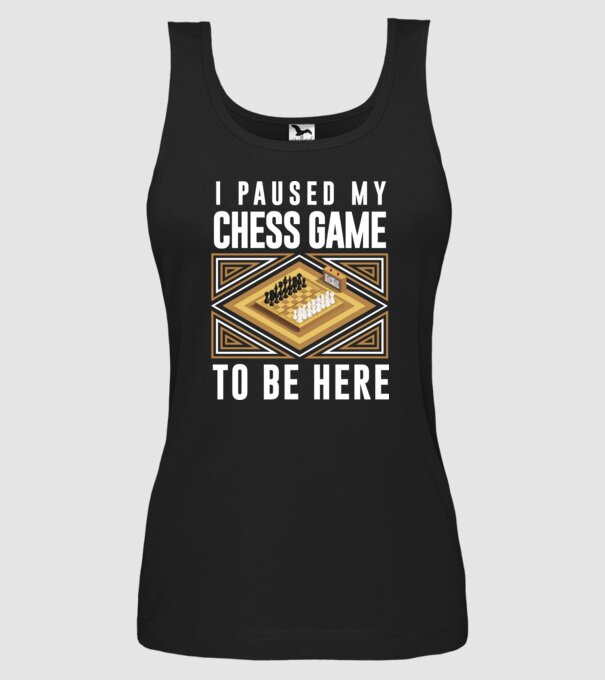 Pused my chess game model negru pe tricou