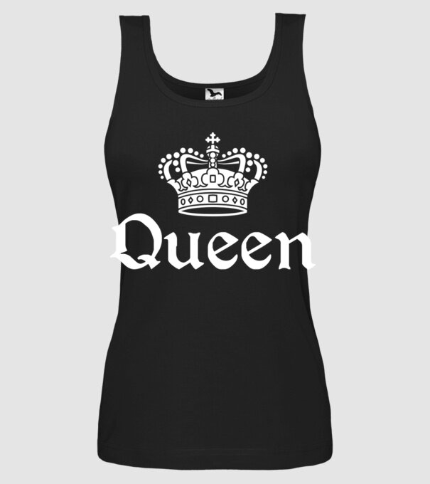 Queen model negru pe tricou