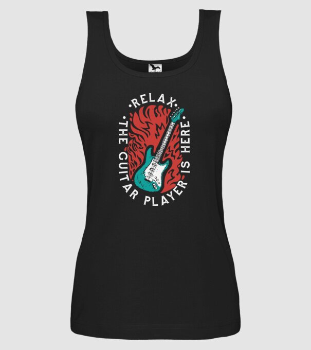 Relax model negru pe tricou