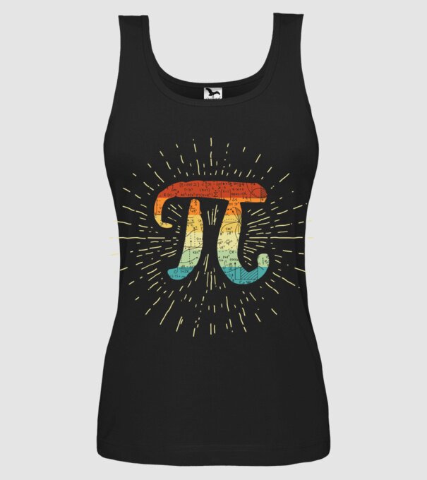 Retro Pi model negru pe tricou