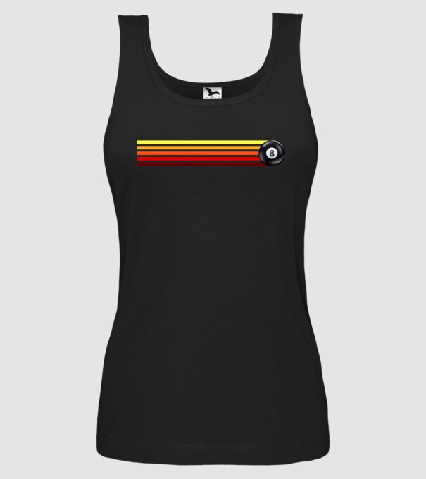 Retro - Vintage 8 ball 2 model negru pe tricou