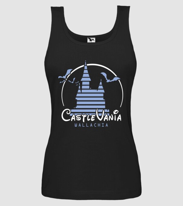 România CastleVania model negru pe tricou