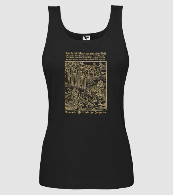 România Dracula model negru pe tricou