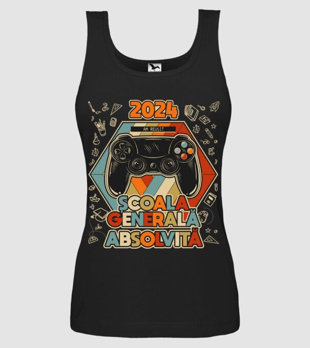 școala generală școala generală model negru pe tricou