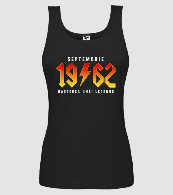 Septembrie - 1962 - nașterea unei legende model negru pe tricou