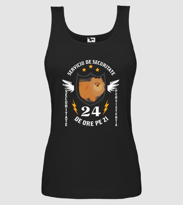 serviciu de securitate - securitate - persistență - 24 de ore pe zi model negru pe tricou