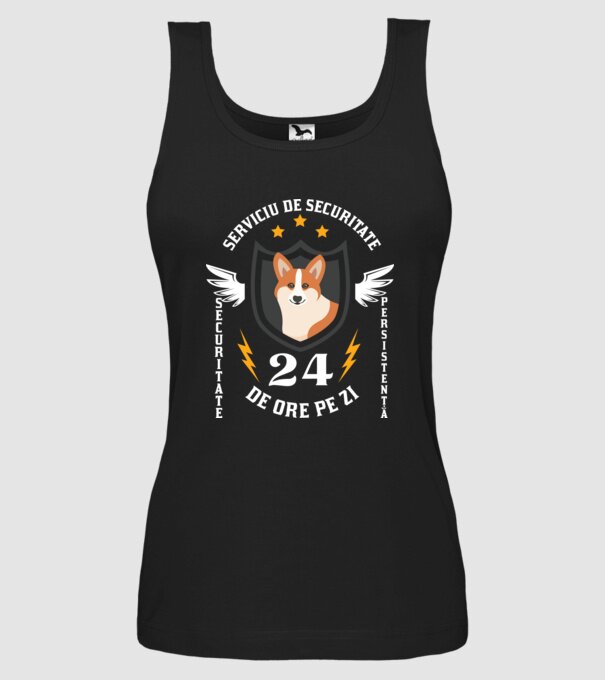 serviciu de securitate - securitate - persistență - 24 de ore pe zi model negru pe tricou