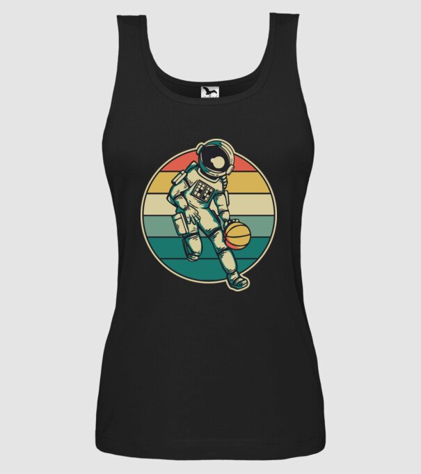 SpaceBall model negru pe tricou