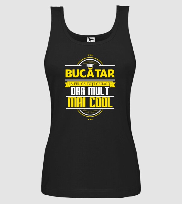 Sunt bucătar, la fel ca toți ceilalți, dar mult mai cool model negru pe tricou