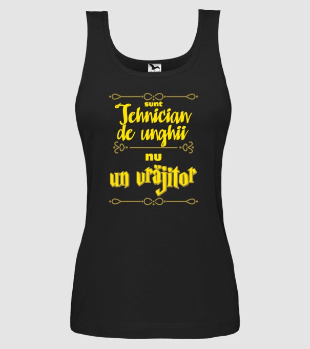 Sunt tehnician de unghii, nu un magician model negru pe tricou