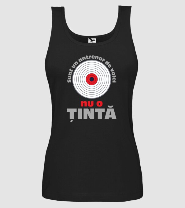 Sunt un antrenor de volei, nu o țintă model negru pe tricou