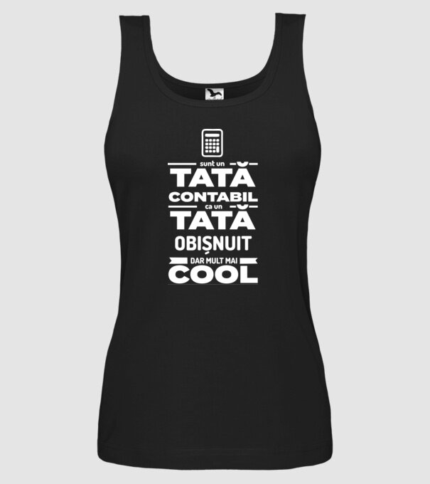 sunt un tată contabil, ca un tată obișnuit, dar mult mai cool model negru pe tricou