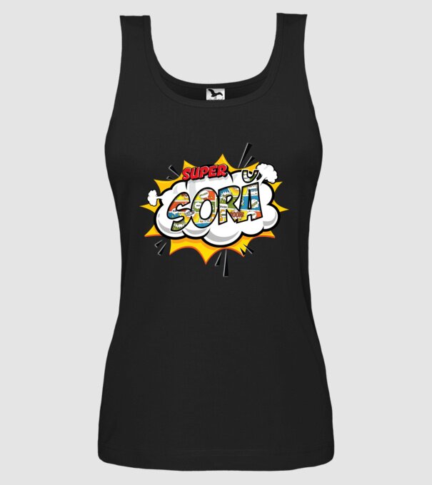 Super Soră model negru pe tricou