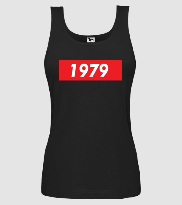 Supreme Birthday 1979 model negru pe tricou