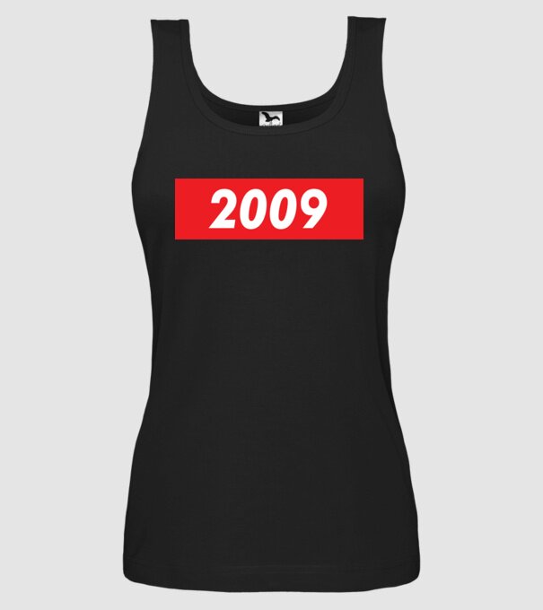 Supreme Birthday 2009 model negru pe tricou